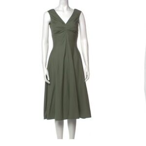 KATHERINE HAMNETT LONDON green maxi/midi dress. Size XS.